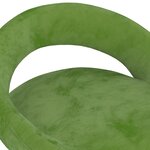 vidaXL Tabourets de bar lot de 2 vert clair velours