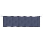 vidaXL Coussin de banc de jardin bleu marine 180x50x7 cm tissu oxford