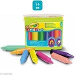 24 maxi crayons cire couleurs assorties