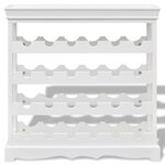 vidaXL Casier à bouteilles Abreu Blanc