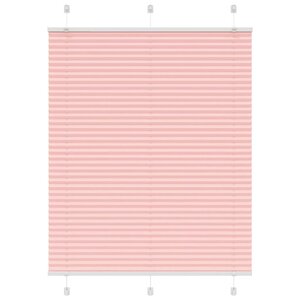vidaXL Store plissé rose 105x150 cm largeur du tissu 104 4cm polyester