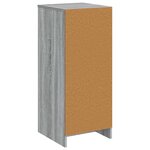 vidaXL Armoire de salle de bain Sonoma gris 35 x 36 5 x 85 cm