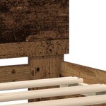 vidaXL Cadre de lit Bois ancien rustique Bois massif recyclé 200 x 200 cm