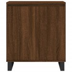 vidaXL Buffet Chêne marron 60x35x70 cm Bois d'ingénierie