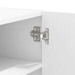 vidaXL Armoire murale blanc 75x35x60 cm bois d'ingénierie