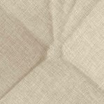 vidaXL Coussins de siège 4 pc Tissu Crème 40 x 40 x 12 cm