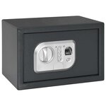 vidaXL Coffre-fort numérique Gris Foncé 20 x 31 x 20 cm Acier