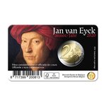 Pièce de monnaie 2 euro commémorative Belgique 2020 BU – Jan Van Eyck – Légende française