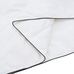 vidaXL Duvet d'hiver Blanc 155 x 200 cm Plume