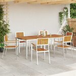 vidaXL Ensemble de salle à manger pour jardin 7 Pièces