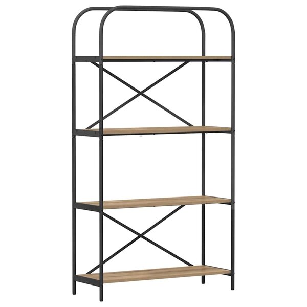 vidaXL Étagère Chêne artisanal 80 x 30 x 146 cm Bois d'ingénierie