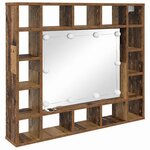 vidaXL Armoire Miroir Bois ancien 91 x 15 x 76 5 cm Bois d'ingénierie