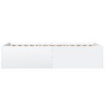 vidaXL Cadre de lit sans matelas blanc 75x190 cm
