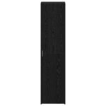 vidaXL Haut de meuble en chêne noir 45x42.5x185 cm Bois d'ingénierie