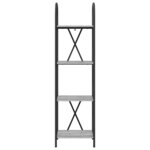 vidaXL Étagère Gris Sonoma 40 x 30 x 146 cm Bois d'ingénierie