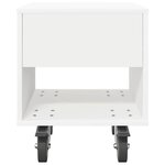 vidaXL Table de chevet 2 Pièces Blanc 40 5 x 40 x 48 cm Bois d'ingénierie