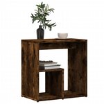 vidaXL Tables d'appoint 2 Pièces chêne fumé 50x30x50 cm bois d'ingénierie