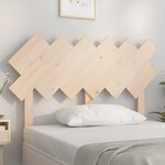 vidaXL Tête de lit 122 5x3x80 5 cm Bois massif de pin