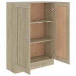 vidaXL Bibliothèque Chêne sonoma 82 5x30 5x115 cm Bois d'ingénierie