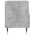 vidaXL Tables de chevet 2Pièces gris béton 40x35x47 5cm bois d’ingénierie