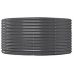 vidaXL Lit surélevé de jardin Anthracite Acier galvanisé