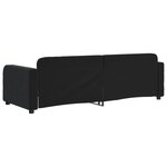 vidaXL Lit de repos noir 80x200 cm velours