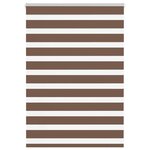 vidaXL Store zèbre marron 105x100cm largeur du tissu 100 9cm polyester