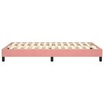 vidaXL Cadre de lit Rose 120x200 cm Velours