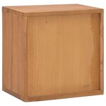 vidaXL Table de chevet 40x30x40 cm Bois de teck solide