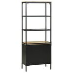 vidaXL Buffet 70x35x180 cm Bois de Mangue Résistant