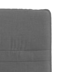 vidaXL Chaises à manger lot de 2 gris foncé tissu