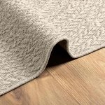 vidaXL Tapis ZIZUR crème 120x120 cm aspect de jute intérieur extérieur