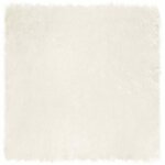 vidaXL Tapis en Peau de Mouton Synthétique Blanc 160 x 160 cm