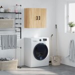 vidaXL Armoire murale chêne sonoma 60x31x60 cm bois d'ingénierie