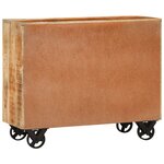 vidaXL Buffet avec 3 tiroirs 80x30x65 cm bois de manguier brut massif