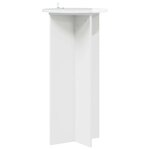 vidaXL Support de Plante 2 pièces Blanc brillant 40 x 40 x 80 cm
