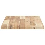 vidaXL Dessus de table 80x40x2 cm rectangulaire bois massif d'acacia