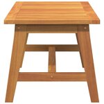 vidaXL Table basse Marron Bois d'acacia massif