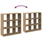 vidaXL Étagère séparatrice de pièce chêne artisanal 102x29x103 5 cm