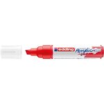Marqueur acrylique large 5000 rouge trafic 5-10 mm x 5 EDDING