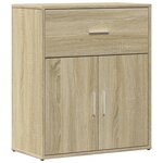 vidaXL Buffet chêne sonoma 60x31x70 cm bois d'ingénierie