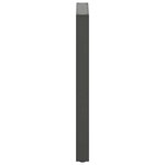vidaXL Pieds de table de bar en U 2 pièces Anthracite 60 x (90-91) cm Acier
