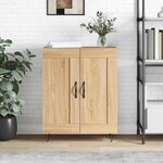 vidaXL Buffet chêne sonoma 69 5x34x90 cm bois d'ingénierie