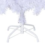 vidaXL Arbre de Noël artificiel avec branches épaisses blanc 240cm PVC