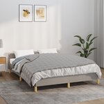 vidaXL Couverture lestée Gris 152x203 cm 11 kg Tissu
