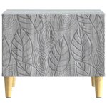 vidaXL Table basse Sonoma gris 50 x 49 x 40 cm Bois d'ingénierie