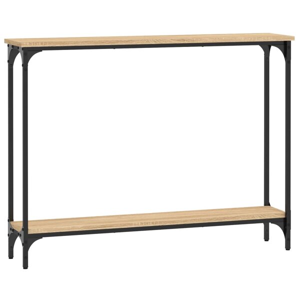 vidaXL Table console chêne sonoma 100x22 5x75 cm bois d'ingénierie