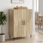 vidaXL Buffet Chêne Sonoma 66 x 34 5 x 89 5 cm Bois d'ingénierie