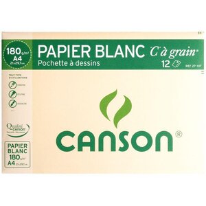 BLOC CANSON FEUILLES DE PAPIER NOIR 220 g Kids