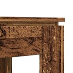 vidaXL Table à manger vieux bois 120x60x76 cm bois d'ingénierie